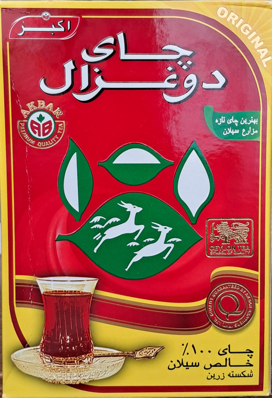 چای بسته قرمز دوغزال شیرنشان اصل